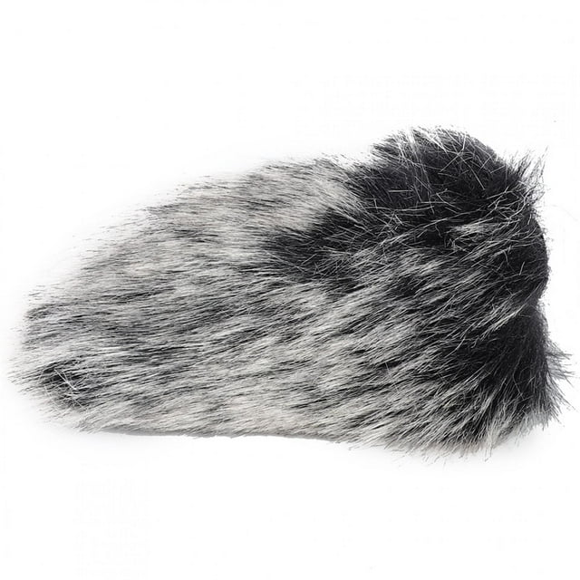 Mixed Fur Comfortable Touch Feel Microphone Windscreen, Windproof Microphone Cover, For Outdoor Interview Photography L,M,S