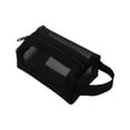 thumbnail image 1 of CRCMURE Face Storage Bags Portable Square Mesh Storage Bag Zippered Mesh Cosmetic Bag Small Square Mesh Purse Travel Storage Carry Pouch, 1 of 8
