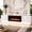White&black, variant on 70" Fireplace TV Stand for TVs up to 80", White & Black