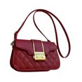 thumbnail image 2 of Bolso de hombro de mujer de cuero PU bolso de hombro femenino hermoso Simple de moda para oficina rojo tamaño libre, 2 of 8