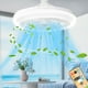 thumbnail image 1 of Ventilador de techo con control remoto, luz LED y aromaterapia | 3 velocidades y 3 modos de luz | Casquillo E27 para dormitorio, sala de estar y estudio, 1 of 8