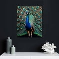 thumbnail image 4 of COMIO Bedroom Decor Wall Art Peacock Picture Canvas Print Artwork Canvas Print for Wall Decor for Bathroom Aesthetic for Kitchen Office, 4 of 4