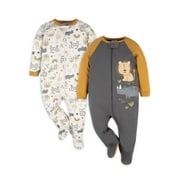 Gerber Baby Boy Sleep N Play, 2-Pack, Sizes Newborn - 3/6 Months