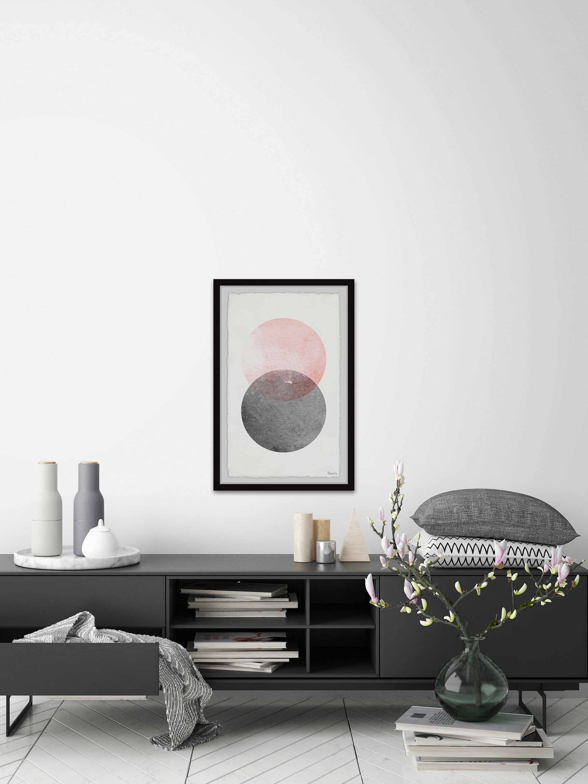 Parvez Taj "Red Dawn" Framed Painting Print