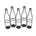 thumbnail image 6 of SHZICMY 5-Bottles Wall Mounted Iron Wine Racks Wine Display Holder Dining Room  Decor Good Gift Bronze, 6 of 11