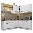 thumbnail image 1 of Cocina Integral de Esquina 389cm Agata Madesa 01 Blanco, 1 of 10