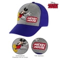 thumbnail image 3 of Gorra de béisbol Disney Mickey Mouse azul/gris para niños de 2 a 4 años, 3 of 7