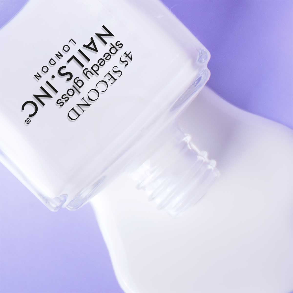 Nails.INC Quick Drying Nail Polish, Willa, Pure White, 0.47 fl oz