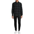 thumbnail image 3 of George Men's and Big Men's Super Soft Flannel Shirt, up to 5XLT, 3 of 5