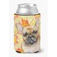 thumbnail image 1 of "Treasures Bulldog Francés Otoño Decorativo Can Hugger, Multicolor" Caroline's Treasures BB9949CC, 1 of 1
