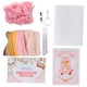 thumbnail image 5 of Uadme Kit De Fieltro De Aguja, Juego De Tejido De Lana De Muñeca De Oveja Colorida con Llavero De Banco De Trabajo De Espuma(Rosa), 5 of 14