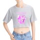 thumbnail image 3 of Pop cazadora para niña Hunters Graphic Round-Neck Short Sleeve T Shirt For Kids Youth Fashion Tee With Cartoon Print Design Soft Blend Top For Children （Gray）, 3 of 3