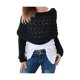 thumbnail image 1 of wonima44 Women's Knitted Double Sleeve Scarf Crochet Multifunctional Shawl Sweaters Tops Fall Outfits Shrugs for Women, 1 of 1