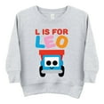 thumbnail image 3 of Leo the Truck L is for Leo  - Toddler Graphic Sweatshirt, 3 of 7