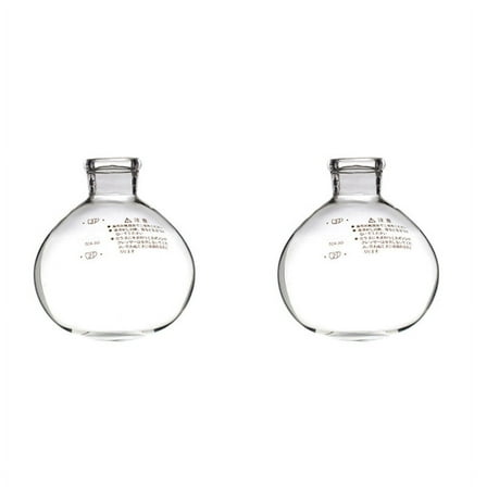 2X Coffee Syphon Pot Accessories -3/5Cup High Quality Glass Siphon Vacuum Pot Coffee Maker Parts Replace(B)