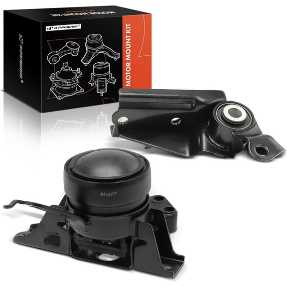 A-Premium Engine Motor Mount Kit Compatible with Toyota Yaris 2006-2017 1.5L, Automatic Transmission, 2-PC Set