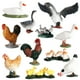 thumbnail image 5 of 11 Piezas de Plástico de les de Granja Modelo para Tartas Decoración Preescolar Juguete Juego de Gallo l Figutes Juguetes Acción s de Zulema Figurilla de animales de granja, 5 of 8