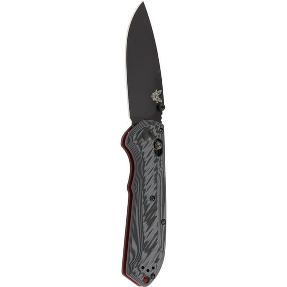 Benchmade Freek AXIS Lock Folding Knife Black/Red G-10 (3.6&quot; Black) 560BK-1