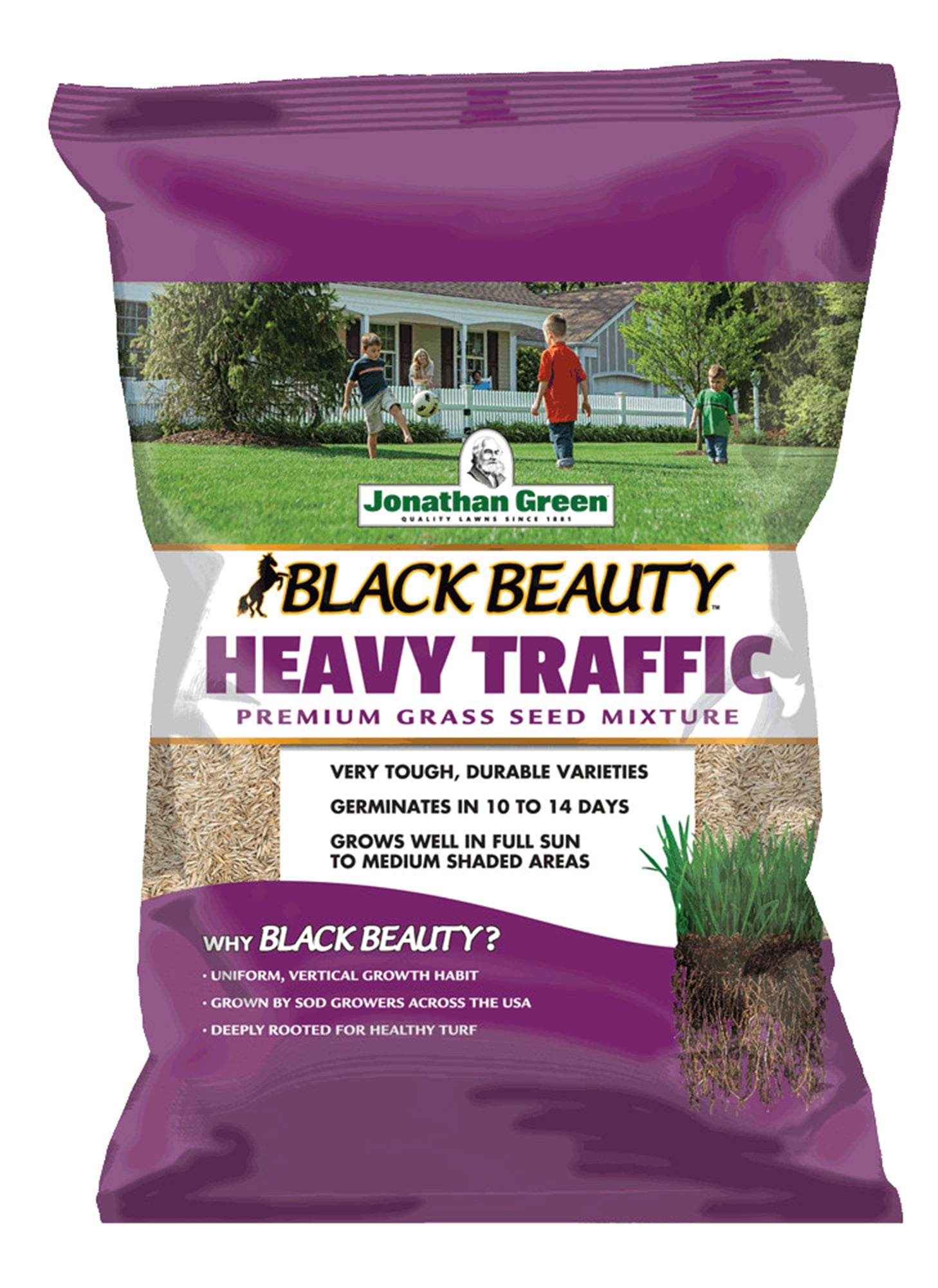 Jonathan Green 10322 Black Beauty Ultra Supreme Grass Seed Blend 7 Lb 