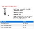 thumbnail image 2 of Fuel Pump - Compatible with 2005 - 2009 Dodge Dakota 2006 2007 2008, 2 of 2