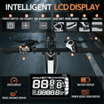 thumbnail image 5 of Aoango 750W Folding Electric Bike for Adults, 48V 20.8AH Removable Battery, 20MPH Max Speed, 80 Miles Range, 20" Anti-Slip All Terrain Fat Tire Commute Ebike, 5 of 7
