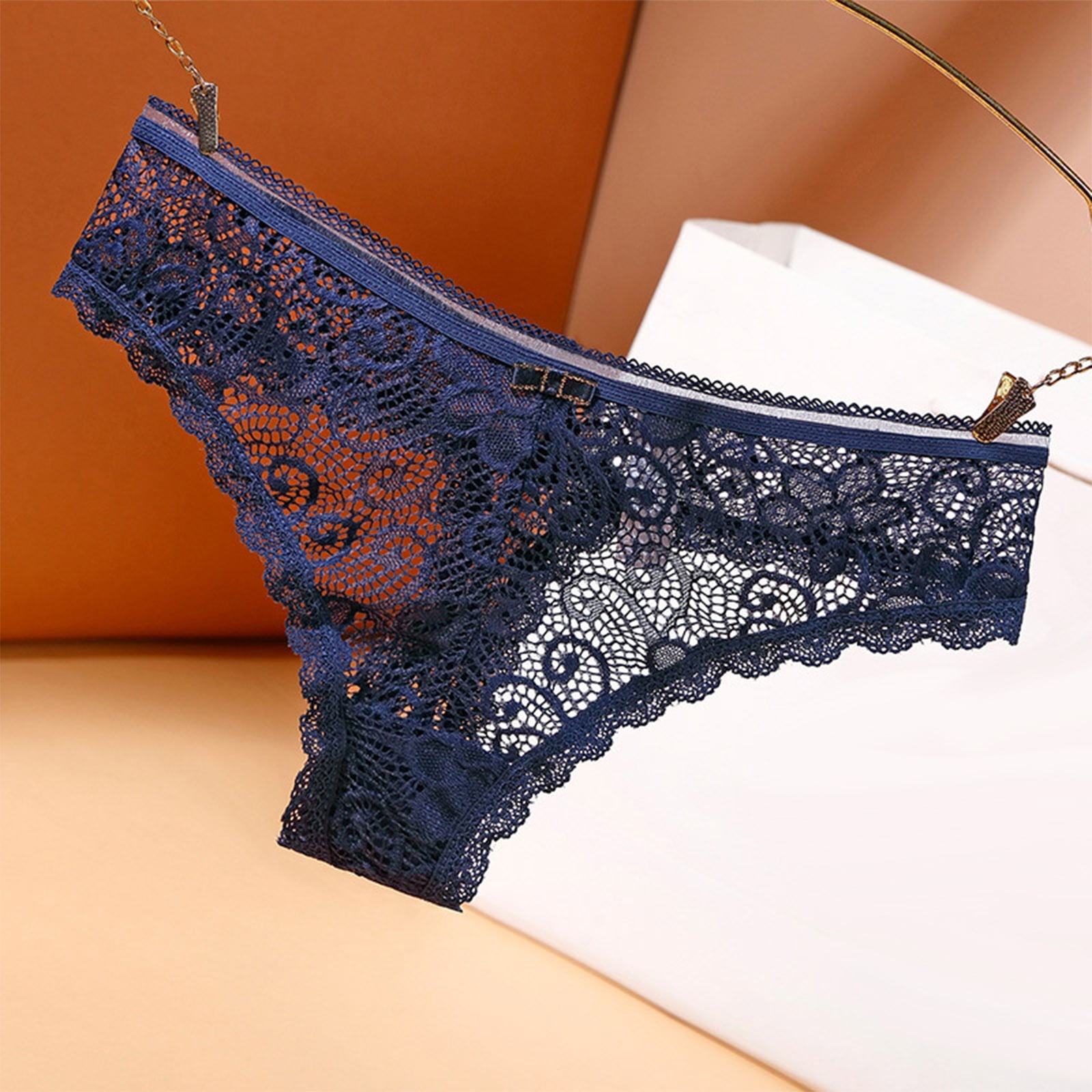 Lopecy-Sta Women Sexy Lace Underwear Lingerie Thongs Panties Ladies Hollow  Out Underwear Underpants Discount Clearance Womens Underwear Birthday