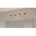 thumbnail image 4 of BTC8634W Quoizel Lighting Baltic - 4 Light Bath Vanity-9.25 Inch Tall and 33.75 Inch Wide, 4 of 4
