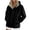 Black, variant on Unisex Lightweight Softshell Rain Jacket Windbreaker Hooded Outdoor Coat for Travel Hiking Cycling