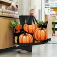 thumbnail image 6 of Maple Ieaf Pumpkin Large Foldable Oxford Cloth Beach Bag Storage Bin Shopping Basket Cube Organizer, 6 of 7