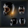 thumbnail image 4 of Royal M141 Full Face Motorcycle Helmet DOT Approved Motorcycle Helmet Size XXL Black, 4 of 7