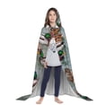 thumbnail image 3 of Honeii Mallard Ducks Swimming Print Poncho Cape, Cloak Coat, Snuggly Hooded Wearable Blanket, Hooded Cape For Teenagers,Halloween Costumes-Small, 3 of 7