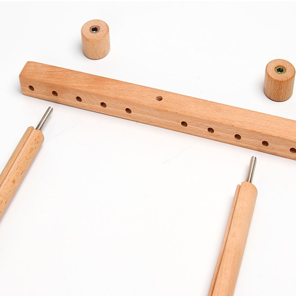 Retangular Wood Stitching Frame Adjustable Wooden Embroidery Hoop for Beginner