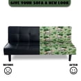 thumbnail image 5 of SCRAWLGOD Elephant Shamrock Print Sofa Cover Armless Couch Slipcover for Pets Stretch Non Slip Furniture Protector Washable Sofa Slipcover, 5 of 9
