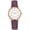 Purple -AG07, variant on Resicozy Women's Leather Watch Roman Numeral Waterproof Leather Strap Elegant Casual Wrist Watches Gifts for Wife Mother Green