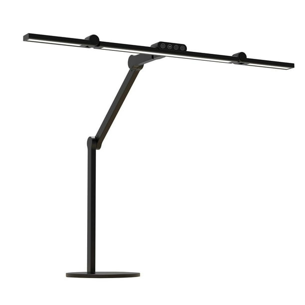 Lámpara LED de Escritorio con Brazo Oscilante, Moderna Iluminación con Abrazadera para Monitor de Computadora