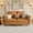 Brown, variant on SITJOY 65" Faux Leather Modular Sectional Sofa with Storage, Modern 2 Seater Loveseat Couch for Small Space and Living Room, Brown