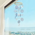 thumbnail image 6 of Natural Wind Chime Wooden Butterfly Shell Colorful Hanging Balcony Bedroom Wall Window Home Decor Lightweight Romantic Fresh Decorative Accent Multiple Color Styles Outdoor Indoor, 6 of 6