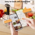 thumbnail image 5 of BLITZHOME WIFI Sous Vide Cooker Pro,IPX7 1100W Precision Sous Vide Machine,Ultra-quiet Fast-Heating Immersion Circulator Temperature,Digital Display,W/ APP Recipe, 5 of 8