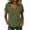 Army Green#2, variant on Long Sleeve Shirts for Women Square Notch Neck Button Womens Tops Slim Textured Casual Blouses