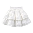 thumbnail image 2 of SUYIDA Girls Layered Ruffle Shorts Casual Summer Wear Lightweight Comfort Easy Move Back to School Spring Outfit Shorts, 2 of 4
