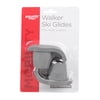 Equate Walker Ski Glides for Mobility Walkers, Gray, 1 Pair, Universal Fit