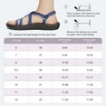 thumbnail image 6 of MEGNYA Women's Comfortable Walking Sandals with Arch Support, Athletic Hiking Sandals Outdoor, Soft Water Sandals Beach Poolside Travel, 6 of 8