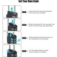thumbnail image 6 of Combination Lock Waterproof 4 Digit Padlocks with Combination Code, Zinc Alloy Combination Lock for Door, Tool Boxes, Schools, Gym, Garden, Fences, Reel Cabinet & Storage, 6 of 7