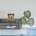 thumbnail image 2 of Marco De Fotos Vintage De Resina Con Ornamentación De Hojas De Palma De Madera. Arte De Pared Tropical Creativo Para Mesa, Pasillo O Decoración De Bodas., 2 of 8