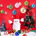 thumbnail image 4 of 24 piezas de bolas de Navidad de 4 cm para colgar en fiestas, juego de bolas de plástico para decoración de árbol de Navidad, regalos de Año Nuevo 2024 para el hogar, 4 of 5