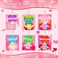thumbnail image 2 of Tarjetas de San Valentín para el aula de niños con llavero con forma de corazón, burbujas, fidget, juguetes, 30 unidades, 2 of 7