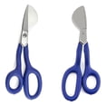 thumbnail image 2 of SaKaguro Duckbill Shears, 7 in Duckbill Applique Scissors, for Carpet Pile, Carpet Punch - Blue, 2 of 10