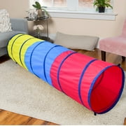 Play Day Pop-up Crawl Through Tunnel, Polyester Material, Indoor & Outdoor - Tunnel for Kids 3+