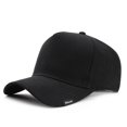 thumbnail image 2 of Gorra de copa alta de marca de moda para hombre, gorra de gran tamaño, gorra de béisbol informal de estilo coreano con cabeza grande para otoño e invierno, adelgazante, 2 of 6