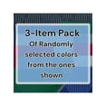thumbnail image 2 of ToBeInStyle Men's Pack of 3 Assorted Cotton Bikini Briefs w/ Stripes - Medium, 2 of 6